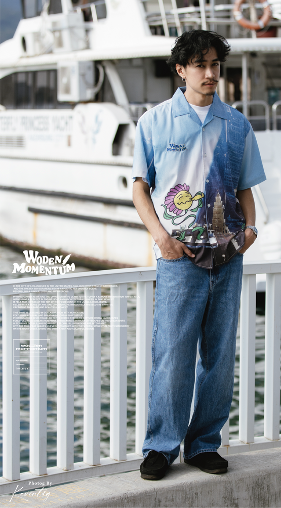 
                  
                    Woden 2024 Spring&Summer 027 Momentum City Flower Shirt
                  
                