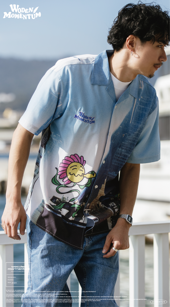 
                  
                    Woden 2024 Spring&Summer 027 Momentum City Flower Shirt
                  
                