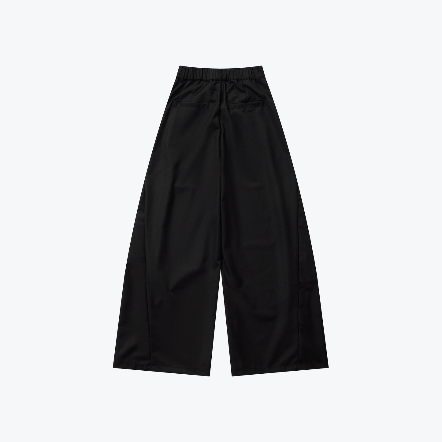 
                  
                    Loose Bootcut Pleated Trousers Black【L24-05BK】
                  
                