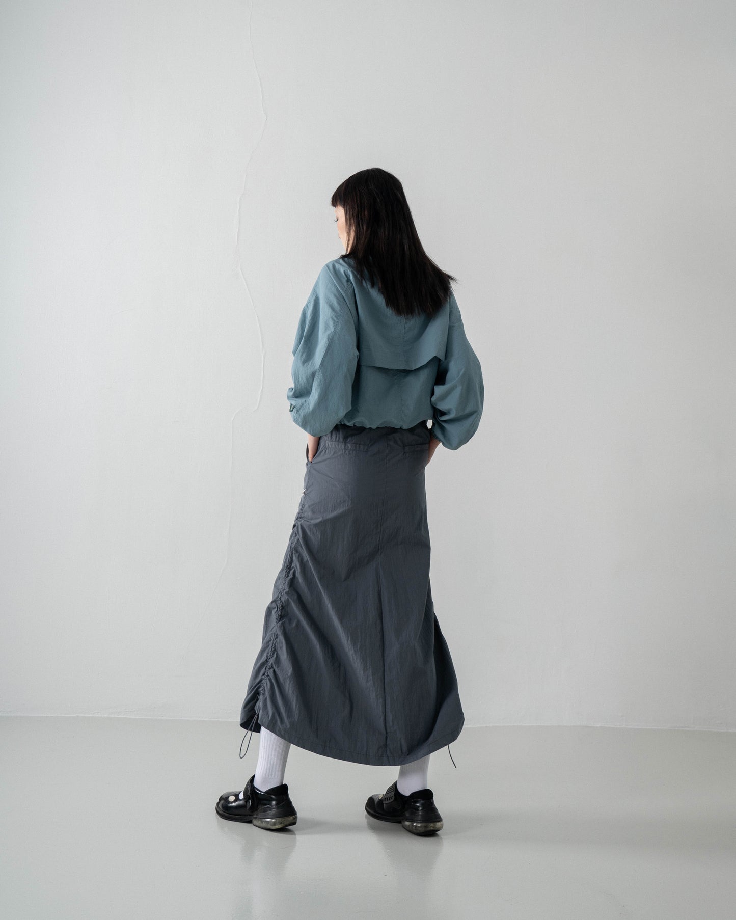 
                  
                    Side Elastic Full Skirts Hale Navy【L23-44NY】
                  
                