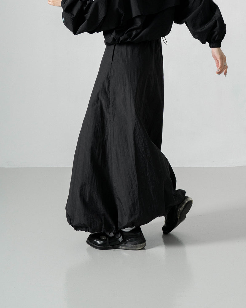 
                  
                    Puffy Parachute Air Full Skirt Black【L24-18BK】
                  
                