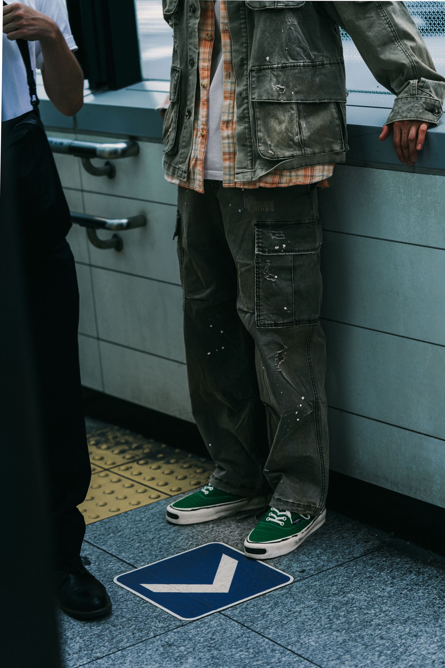 
                  
                    Heavy Dirty Wash Cargo Pants Agate Green【M24-18GN】
                  
                