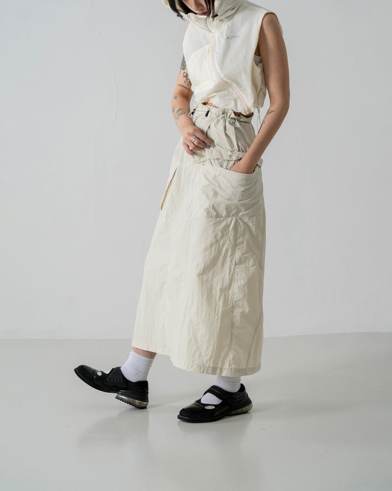 
                  
                    M65 Trapezoidal Pocket Skirt Cream【L24-19CM】
                  
                