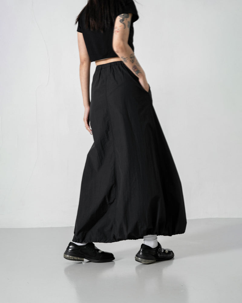 
                  
                    Puffy Parachute Air Full Skirt Black【L24-18BK】
                  
                