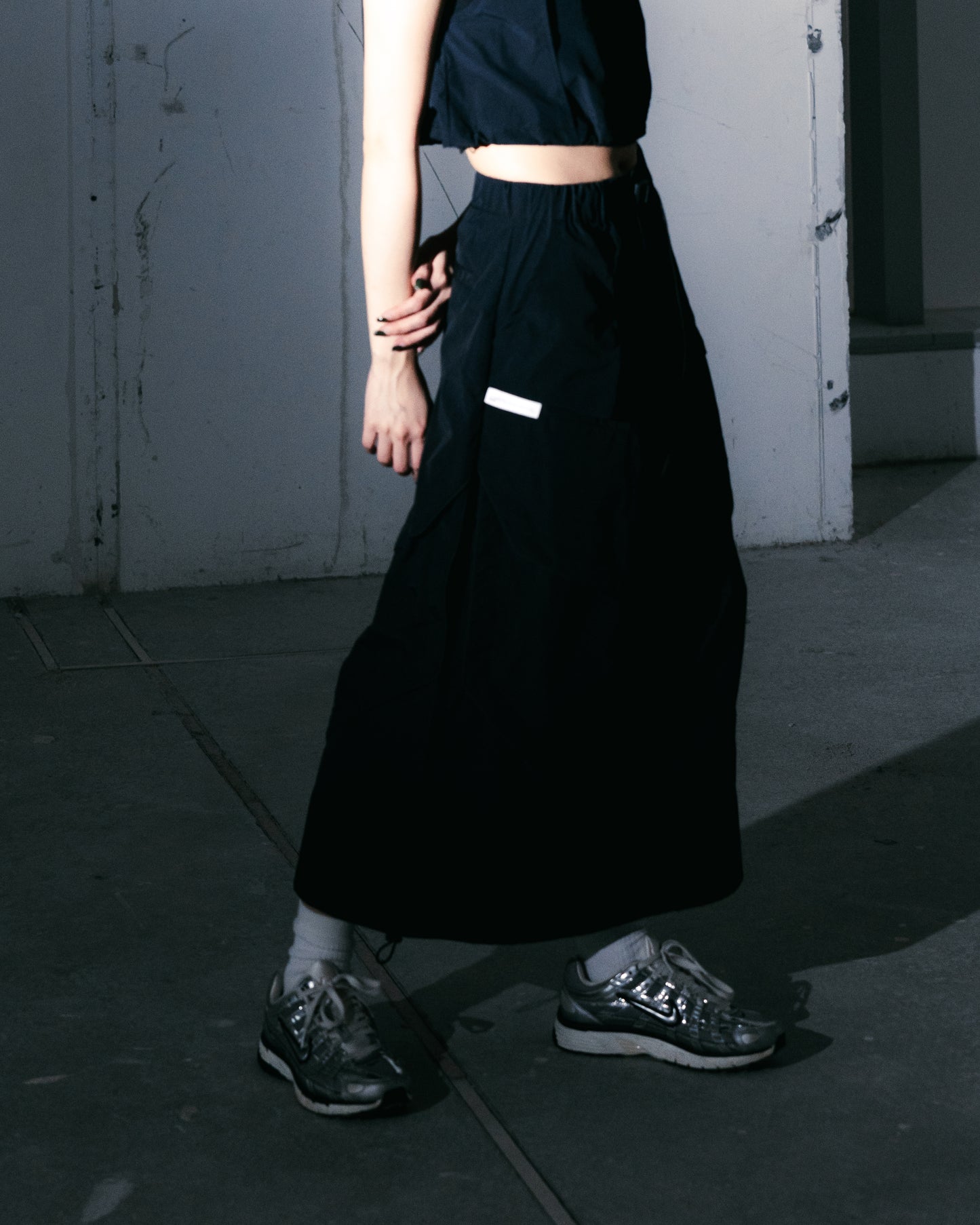 
                  
                    Layer Loose Camber Cone Skirt Black【L24-36BK】
                  
                