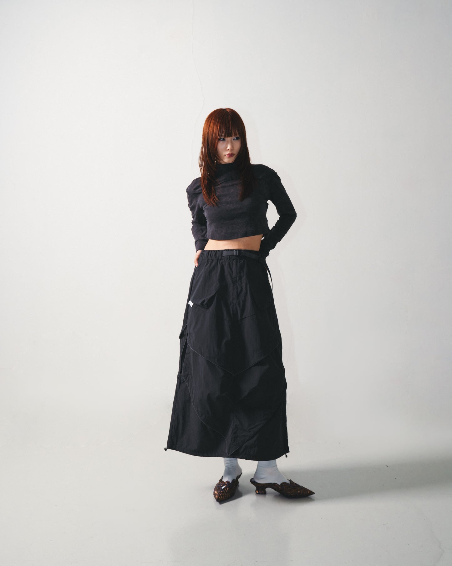 
                  
                    Layer Loose Camber Cone Skirt Intense Grey【L24-36IG】
                  
                