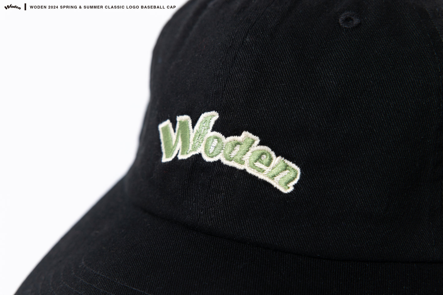 
                  
                    WODEN 2024 Spring & Summer 003 Classic Feather LOGO Baseball Cap Green
                  
                